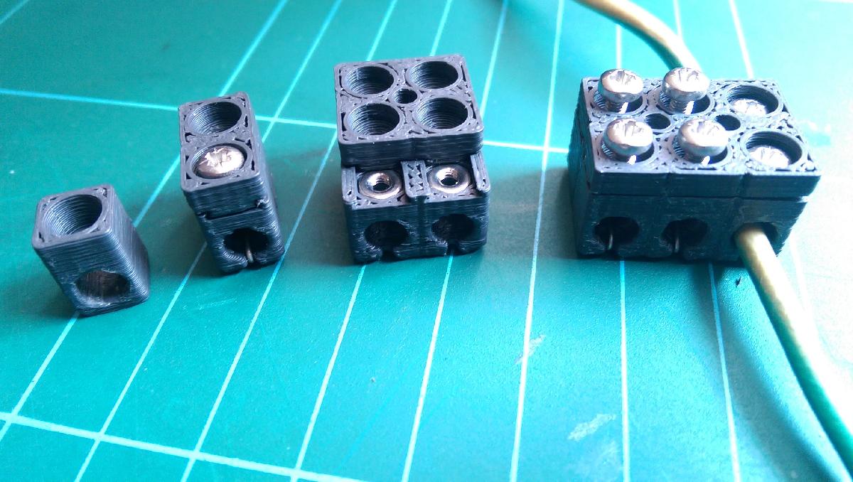 Conector elétrico do bloco terminal