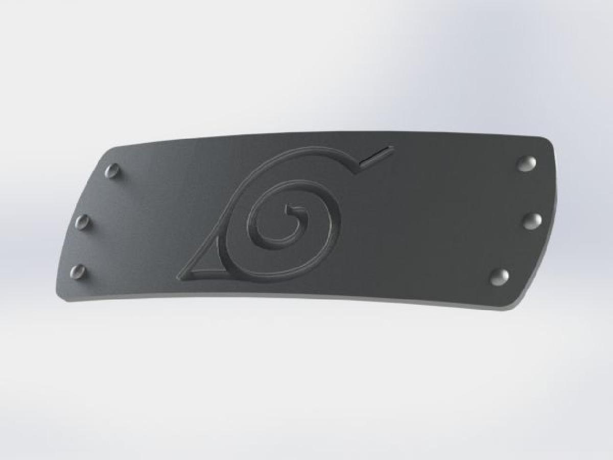 Faixa de cabeca do Shinobi da Folha