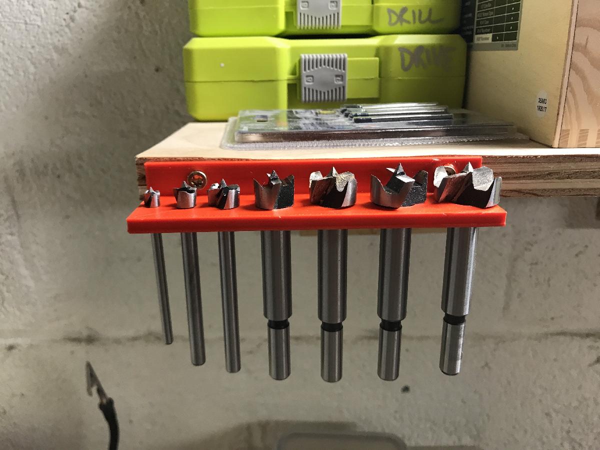 Suporte para broca Forstner da Harbor Freight