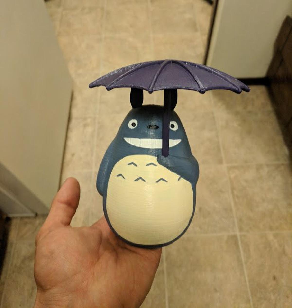 Totoro com guarda chuva