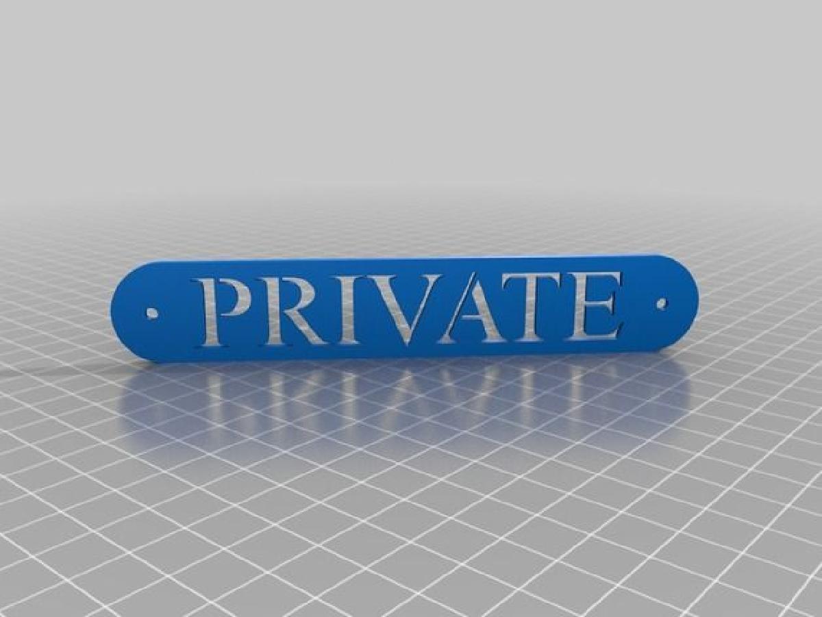 placa de sinalizacao PRIVADA