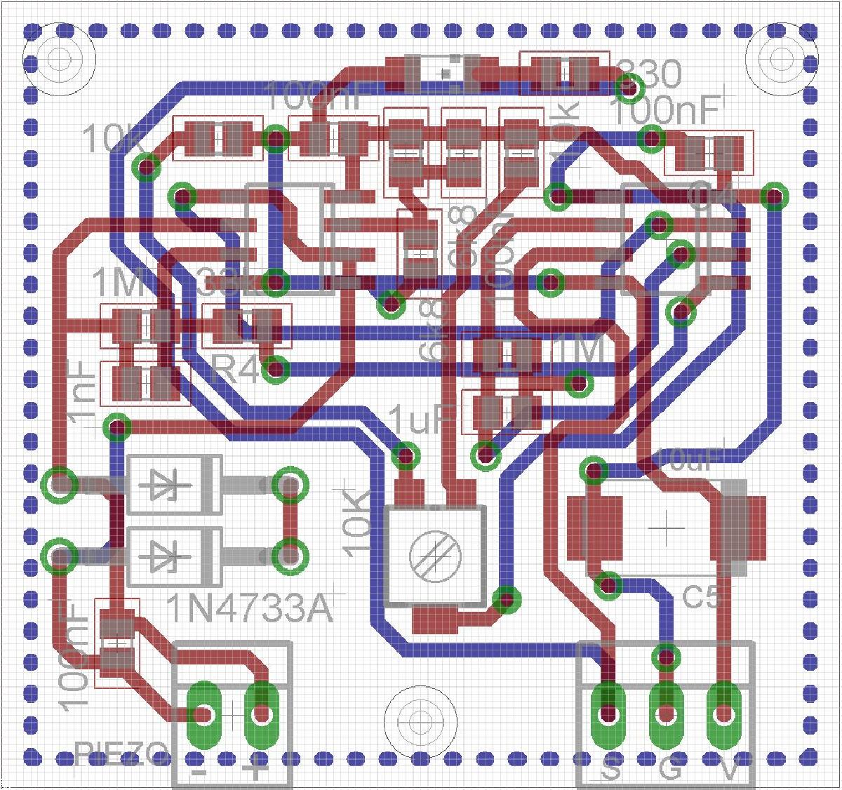 Nivelamento automatico da cama usando discos piezoeletricos