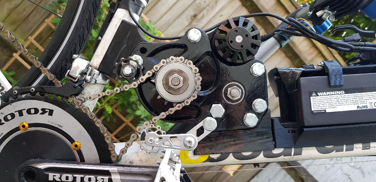 Sistema de motorizacao central para bicicleta eletrica TEKTONIC