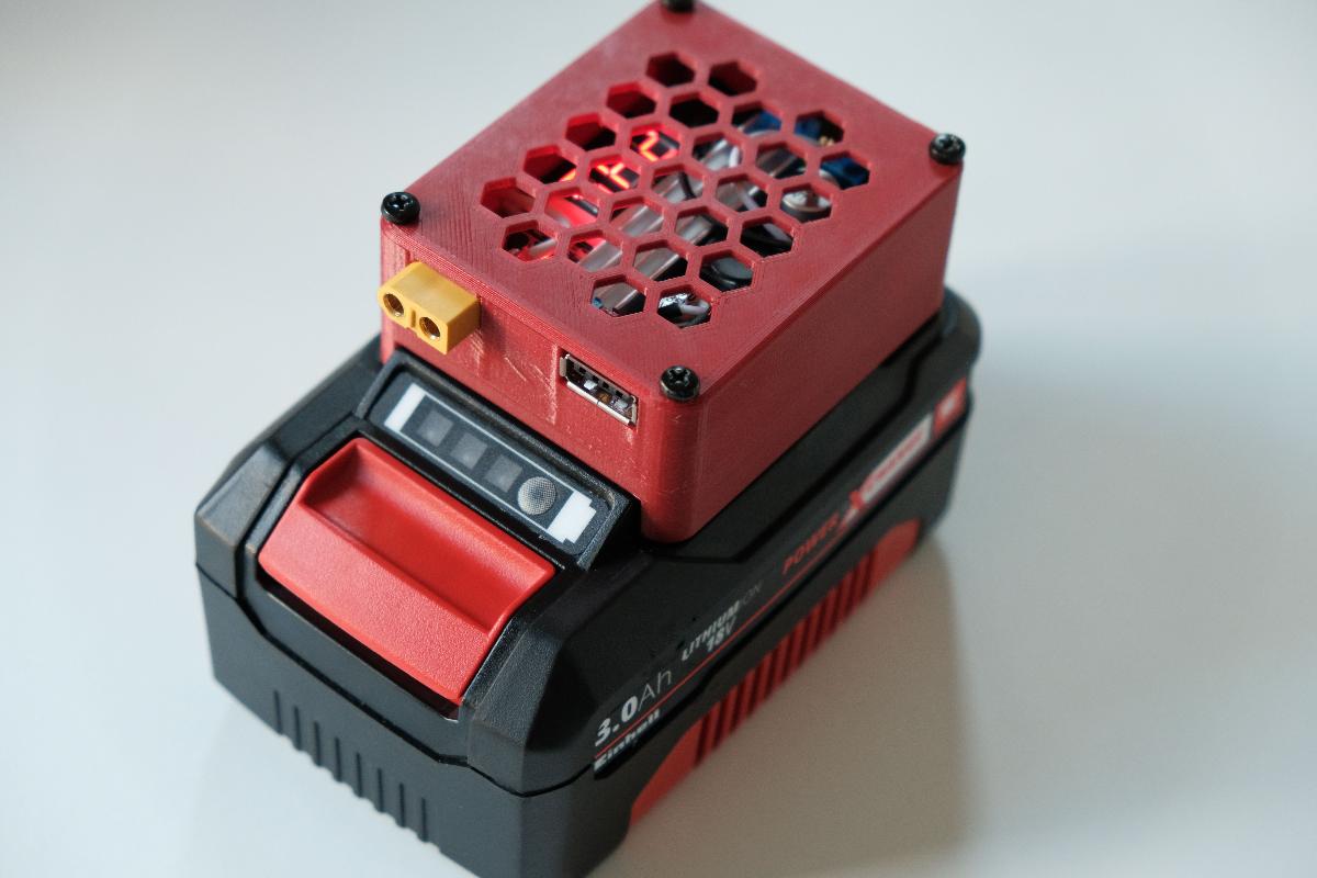 Adaptador de energia Einhell To XT60 (TS100) e USB Power X Change