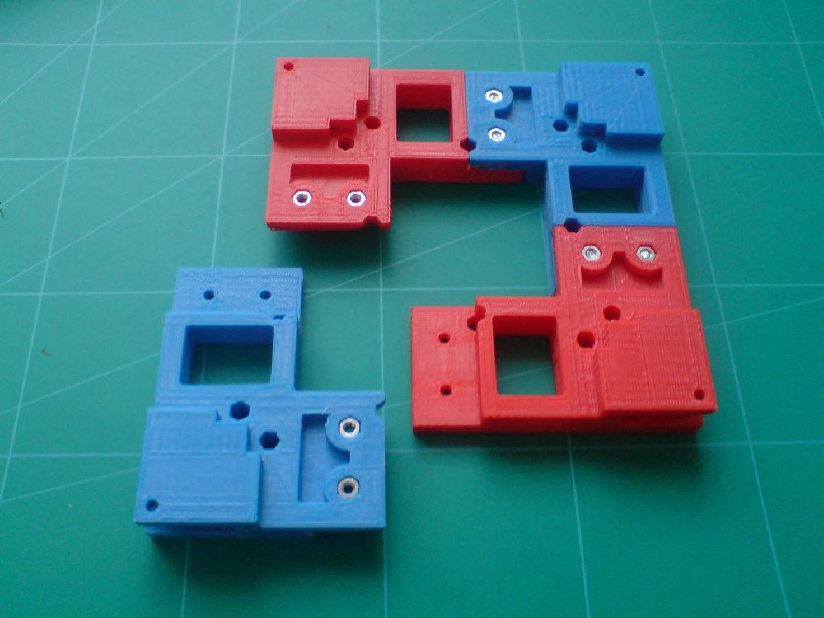 eixo X ToM removivel, nivelavel e montado em rolamento de esferas