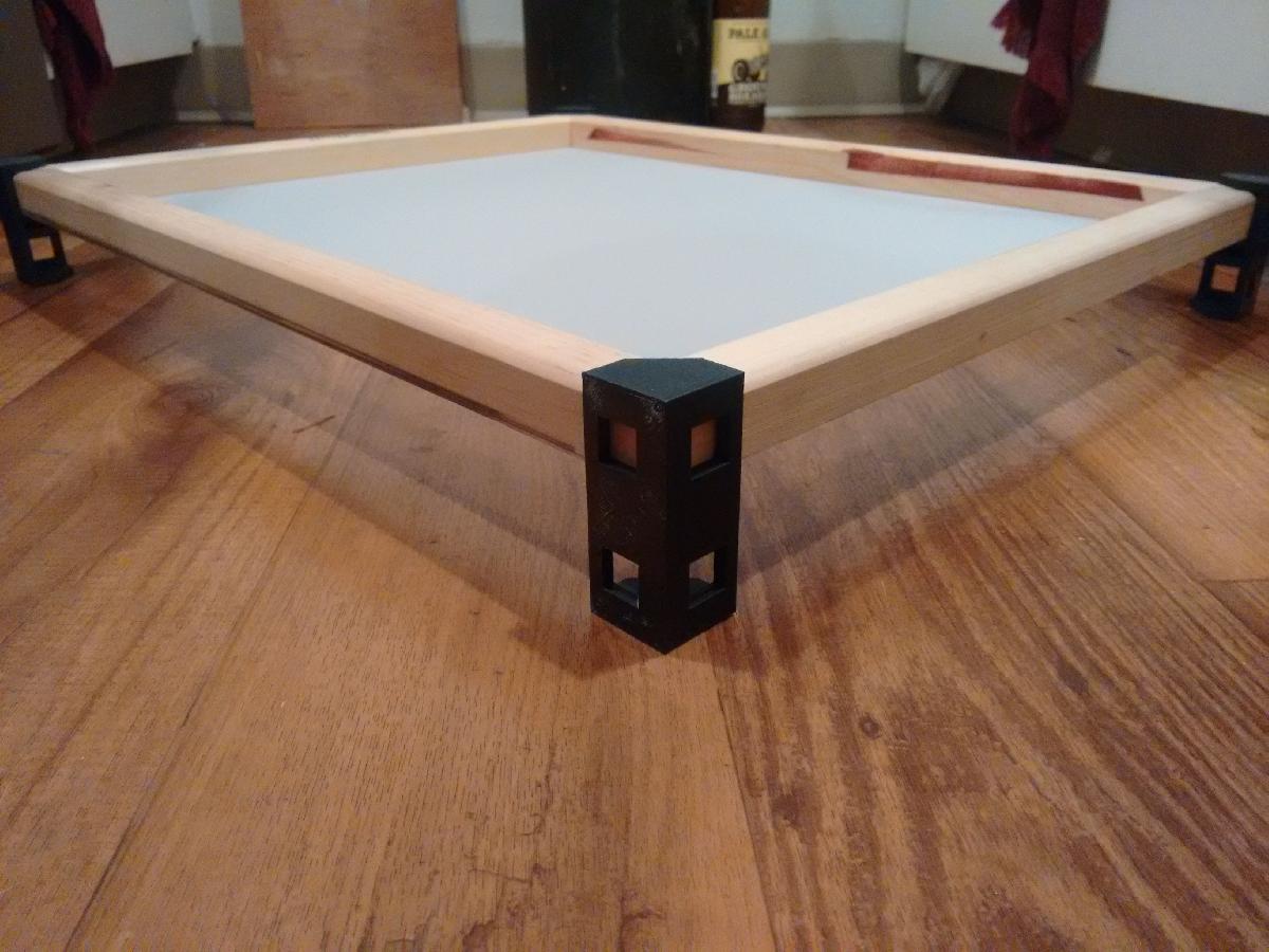 Suporte para Moldura de Serigrafia (para molduras de madeira)