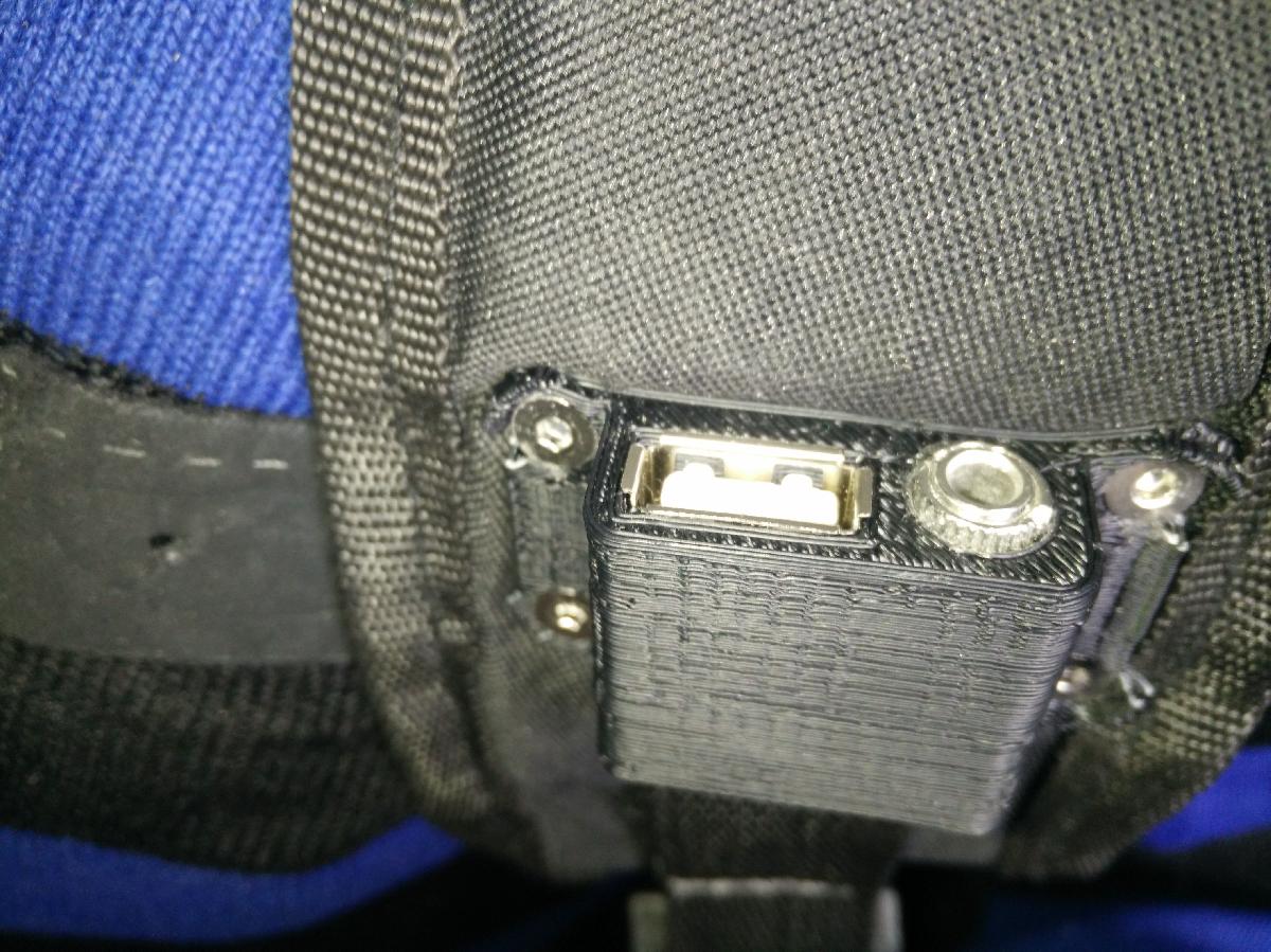 Portas de tiras de mochila