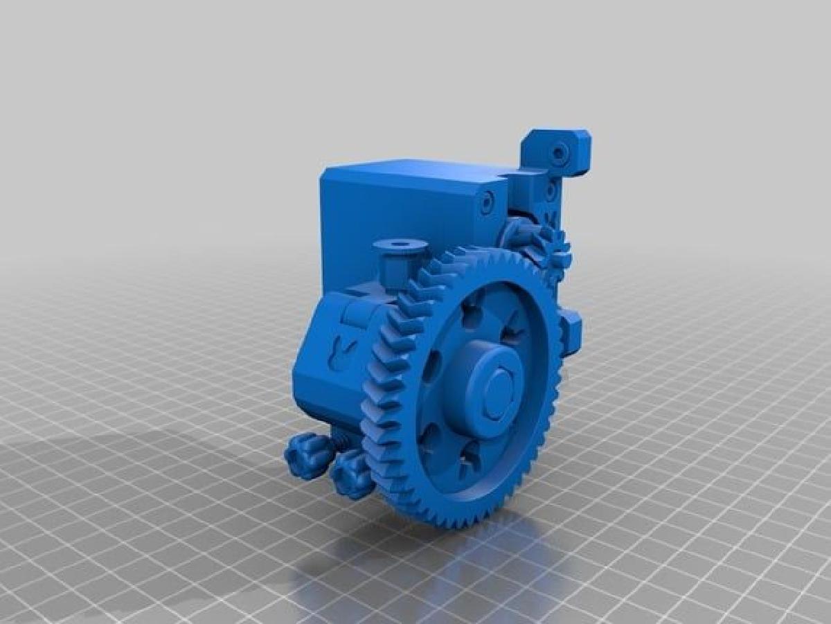 NEMA17 e extrusora com engrenagem Bowden para o SmartrapCore, V 0.99