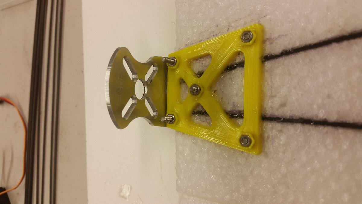 Placa superior do suporte do motor Wyvrn/ Sistemas Aereos de Video Chimera Mini Stone Blue Airlines