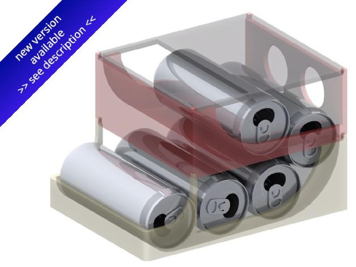 Dispenser empilhavel para latas