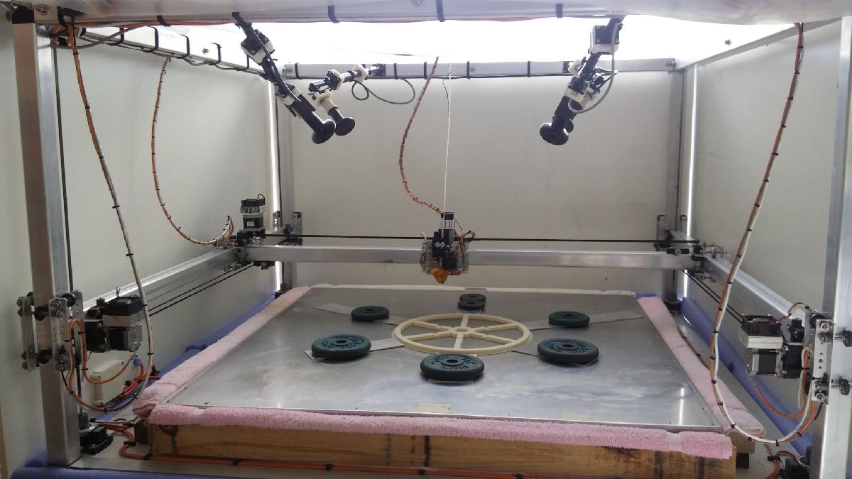 Impressora 3D DIY em grande escala 1200 x 1200   Sub33D v3.07