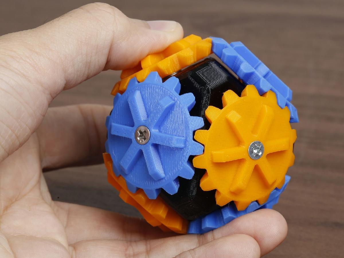 Octaedro Engrenagem Conica Fidget Spinner