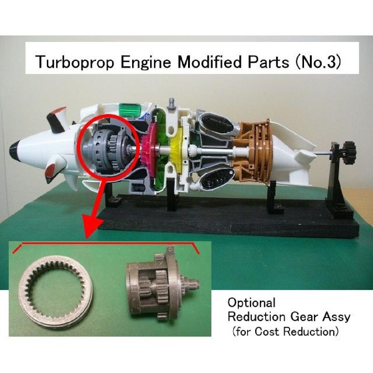 Pecas Modificadas do Motor Turbopropulsor (Nº 3)