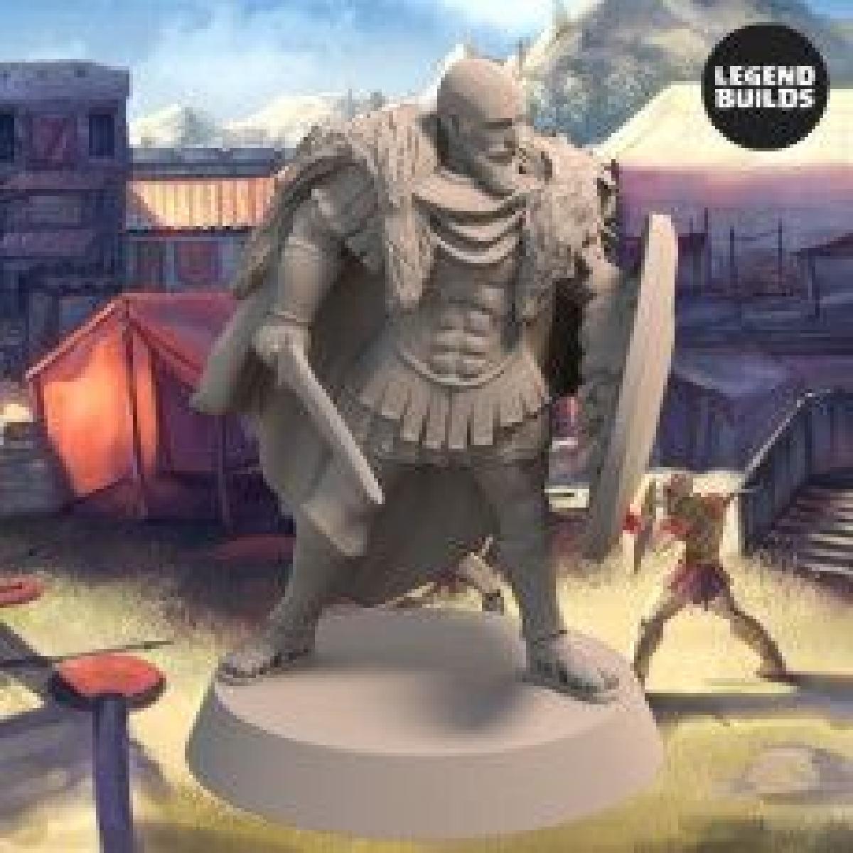 Alexos O Lobo   miniatura imprimivel em 3D   arquivo STL