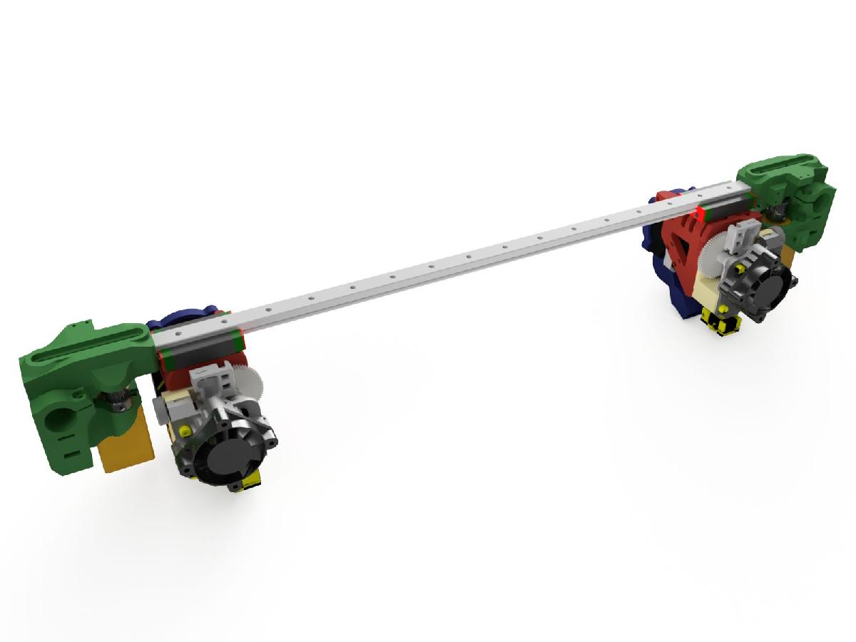 BigBox IDEX Titan Aero com Trilho Linear MGN12