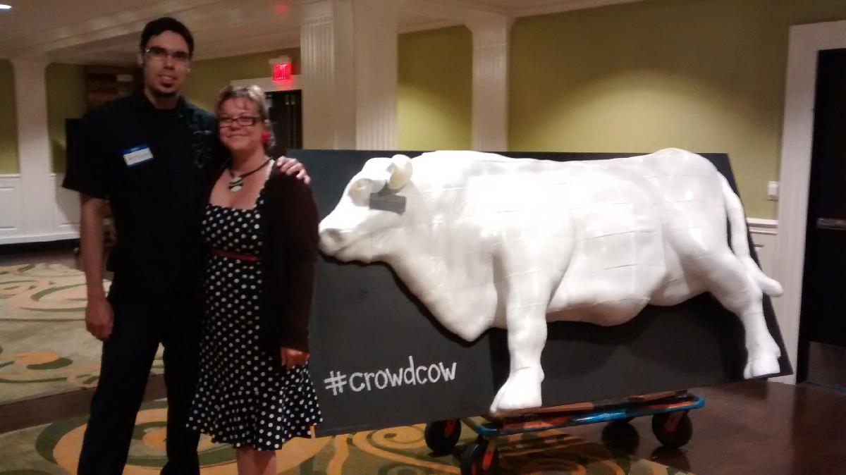 Veronin   CrowdCow   Portland, OR Vaca Impressa em 3D   Metade de uma Vaca