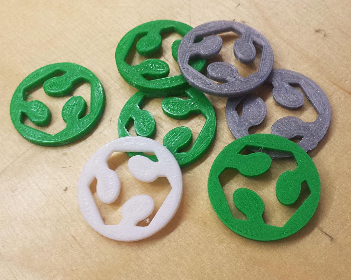 Moeda Chip Logo FabLab