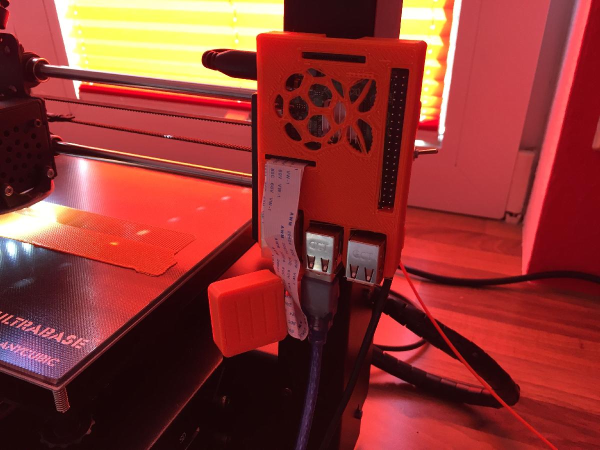 Suportes para caixa do Anycubic i3 Mega   Raspberry Pi 3 e camera