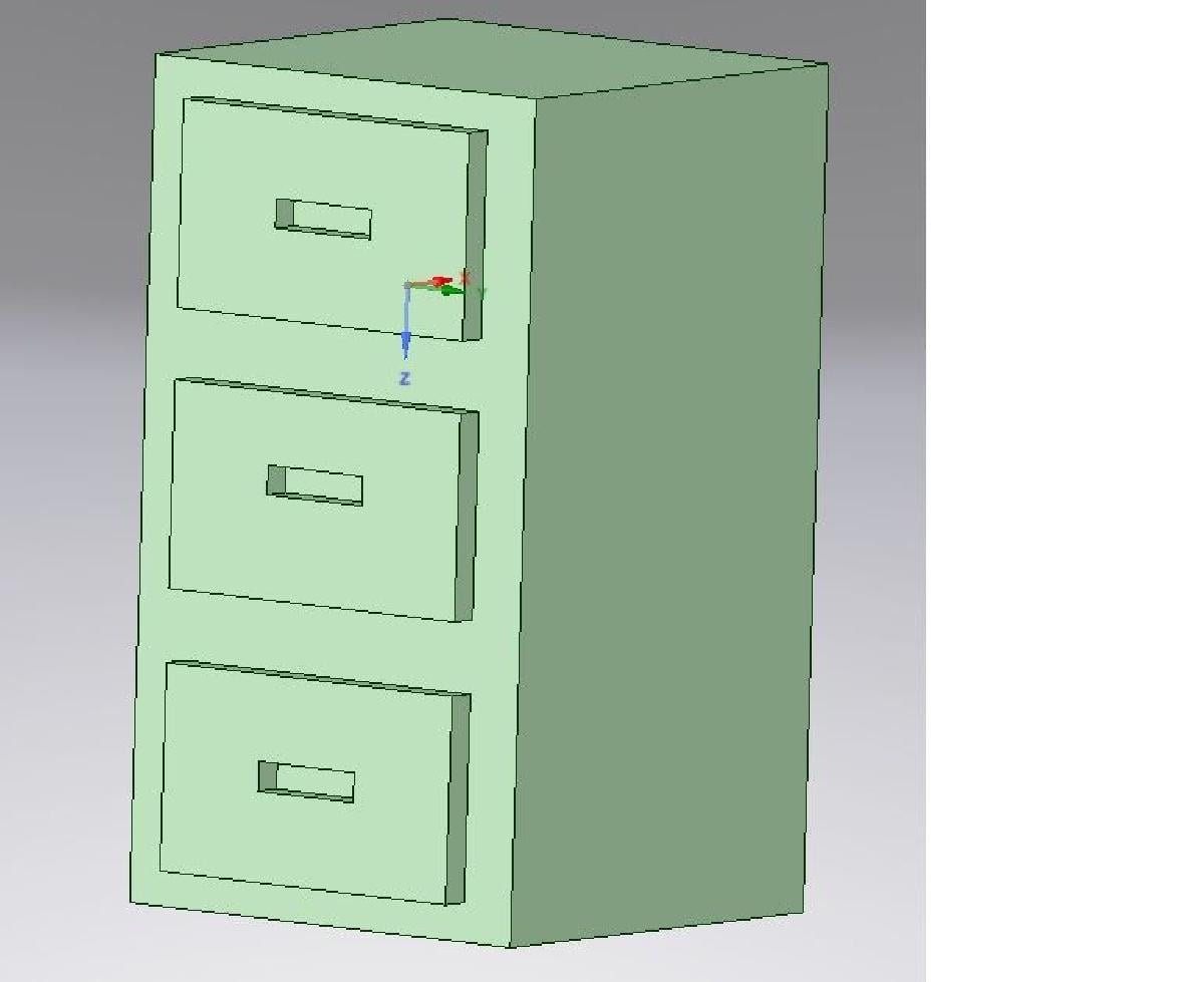 Moveis de escritorio   Armario de arquivos, monitor LCD e teclado