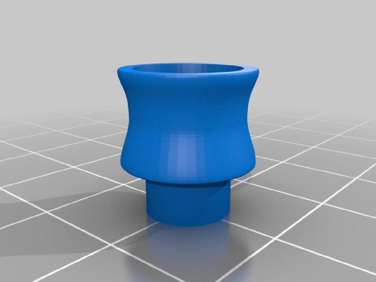 Bico de gotejamento curvo de grande diametro