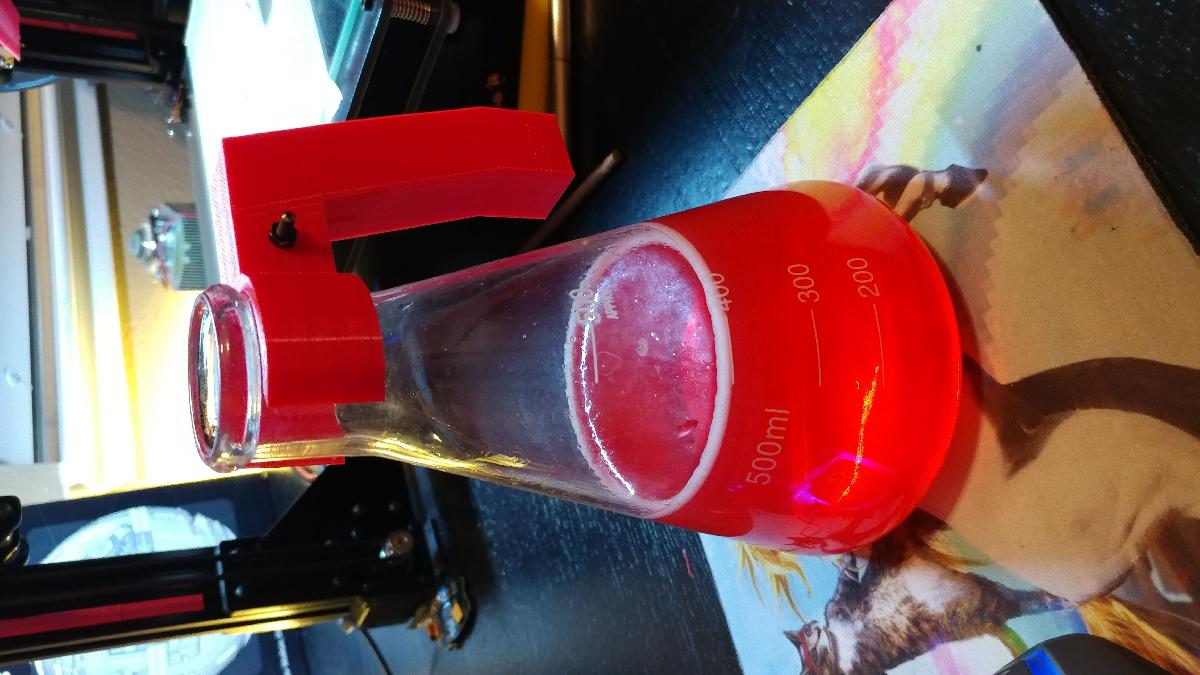 Copo de Erlenmeyer com alca para beber!