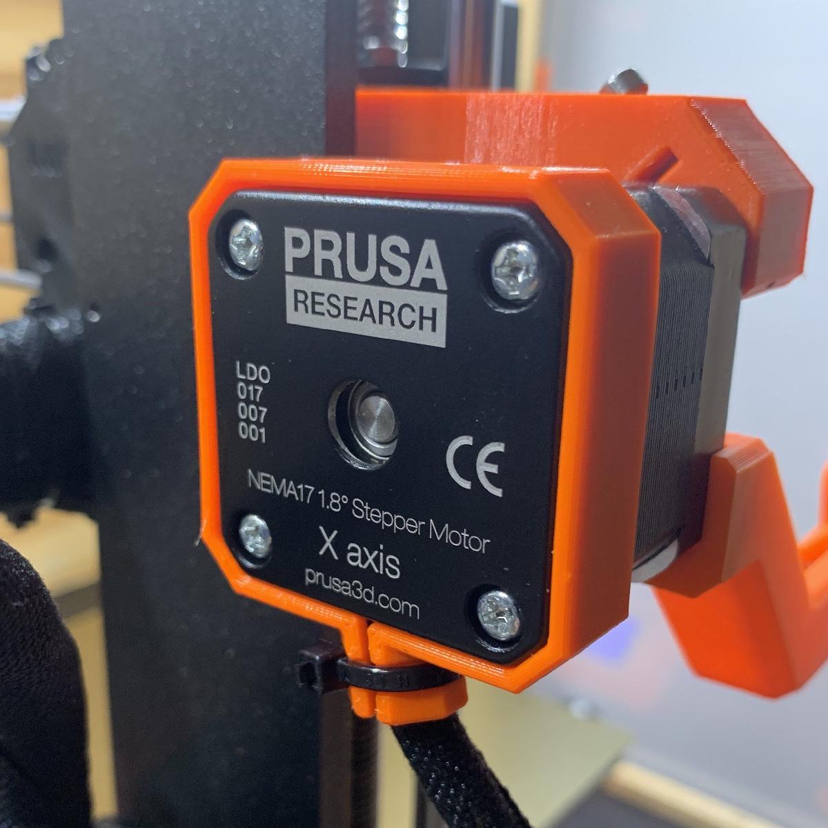 Alivio de tensao do cabo do motor do eixo X da Original Prusa i3 MK3