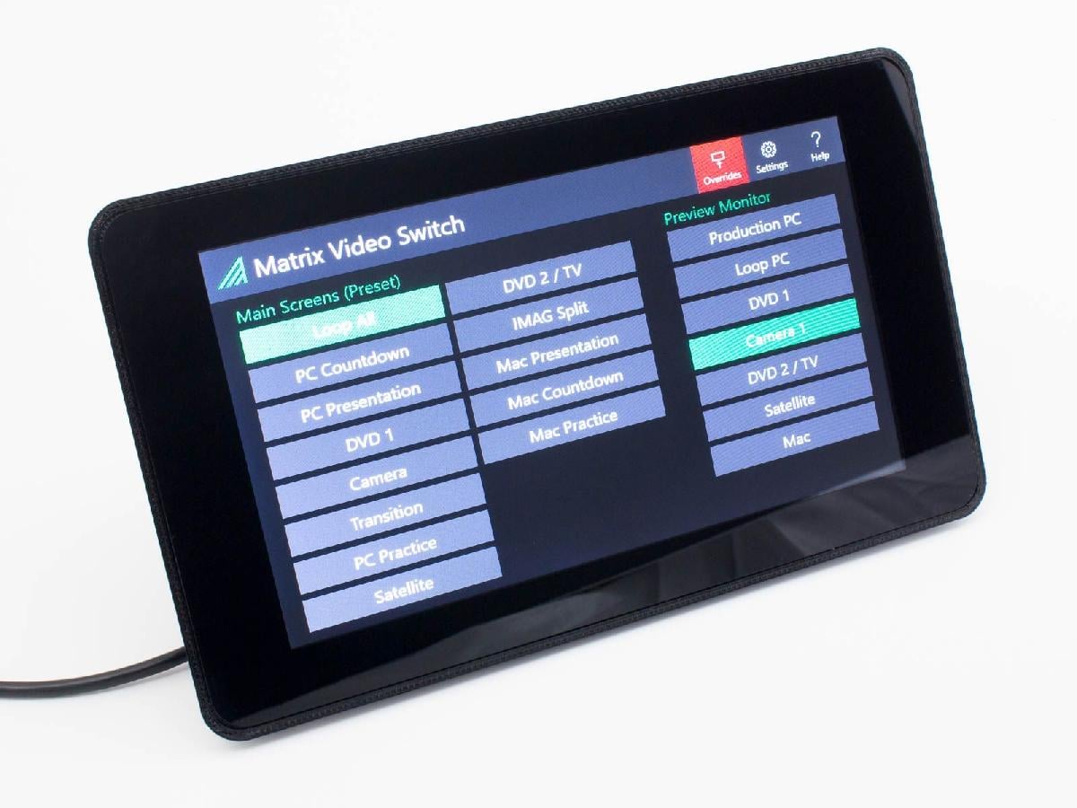 Suporte para Console com Tela Touch de 7 para Raspberry Pi