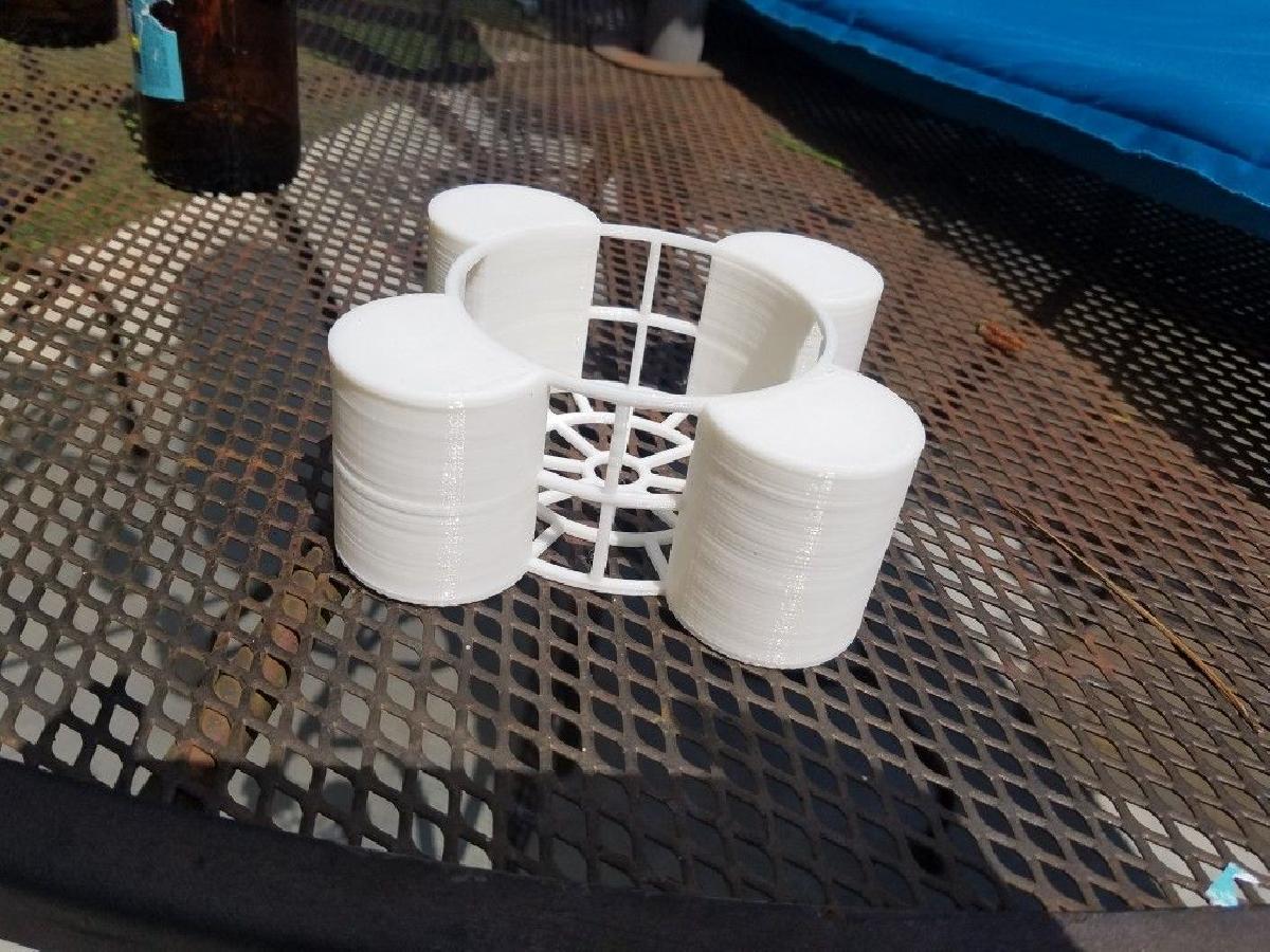 Flutuador de piscina para pastilha de cloro de 3