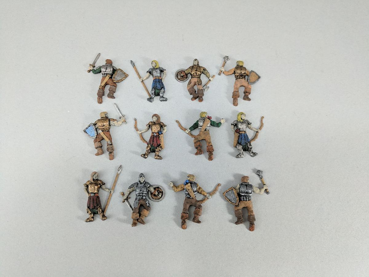 Guerreiros Caidos de 28 mm