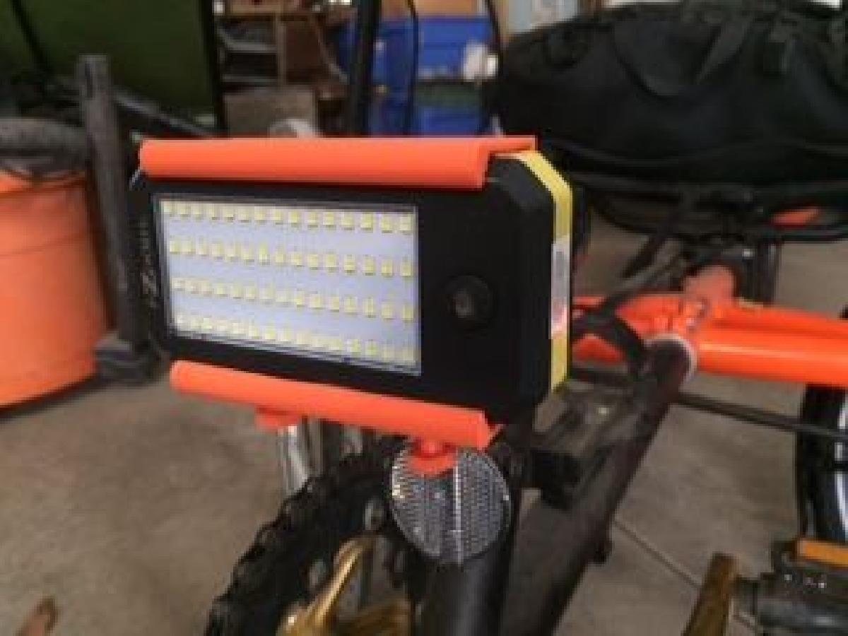 Suporte para luz de bicicleta