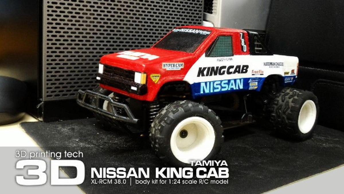 Kit em escala 1:24 da TAMIYA NISSAN KING CAB para WL Toys A212