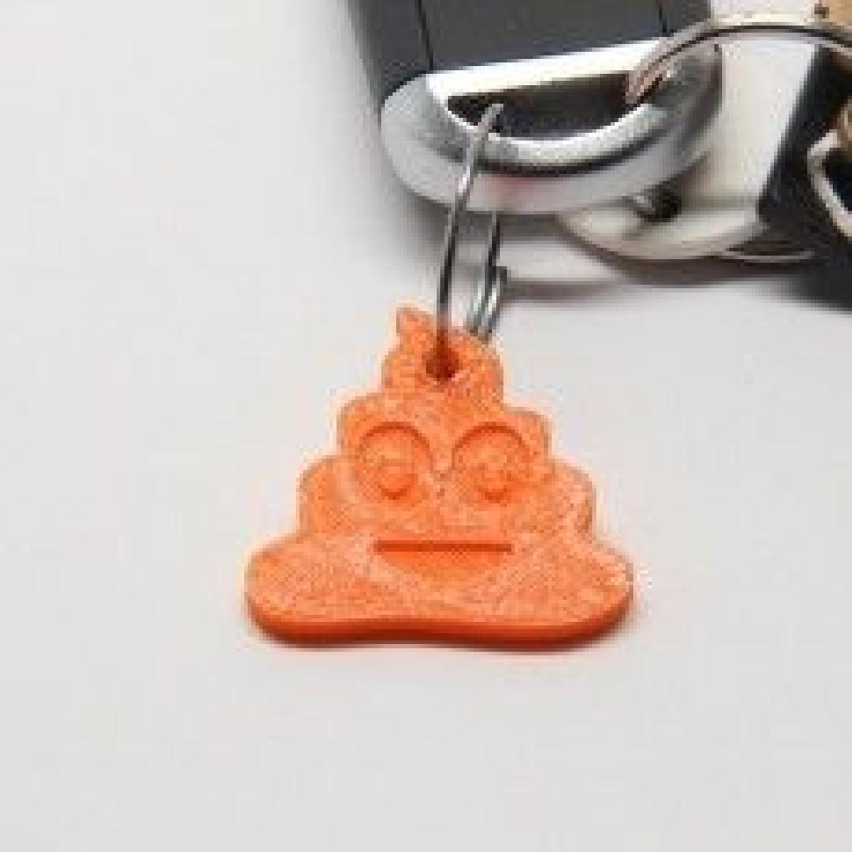 Chaveiro Emoji de cocô