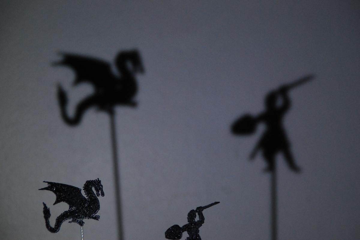 Pacote de contos de fadas do Teatro das Sombras