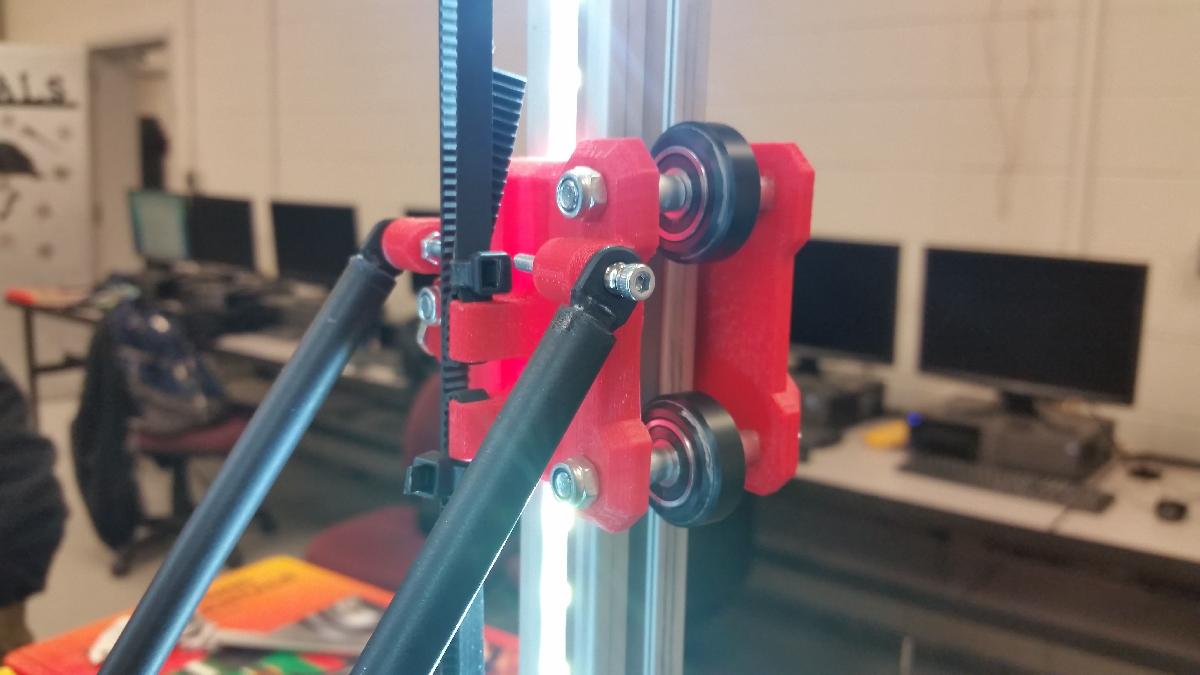 Carrinho de Impressora 3D de Extrusao de Aluminio