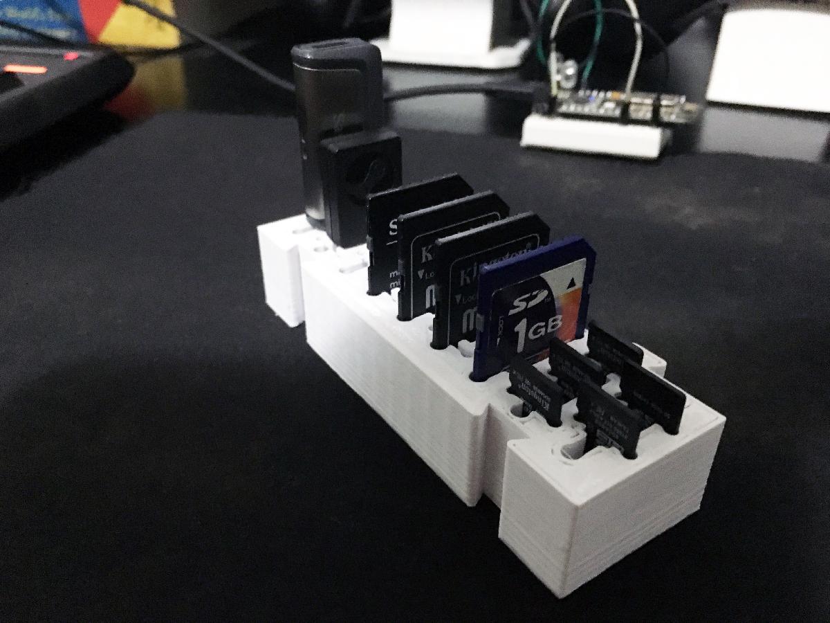 Suporte Modular para USB SD MicroSD