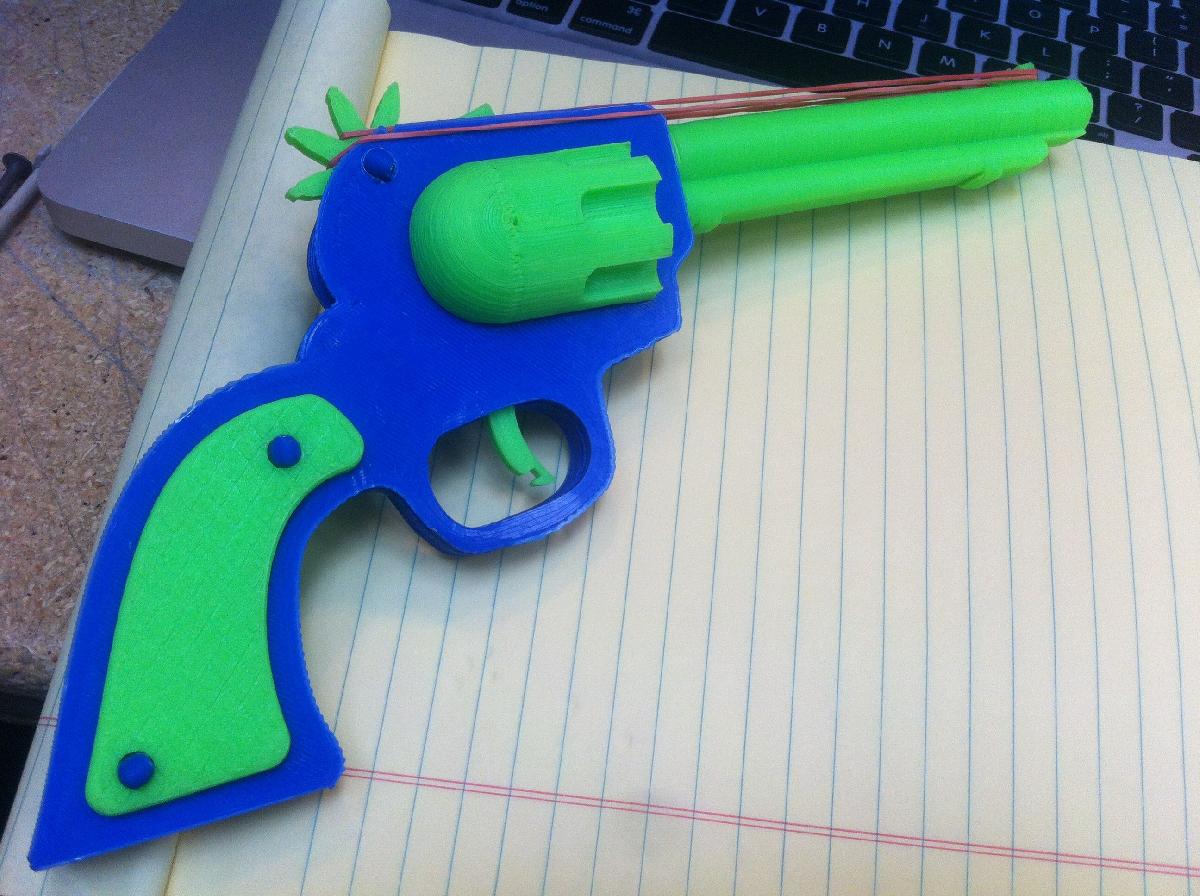 Pistola de Banda de Borracha