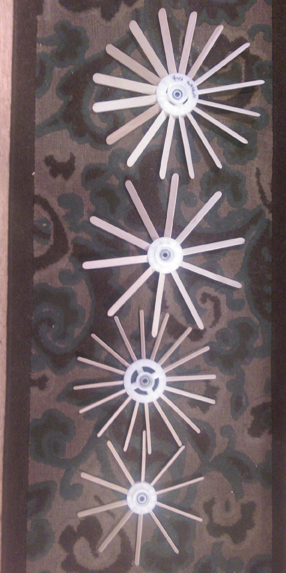 Pinwheel de Palito de Artesanato Parametrico