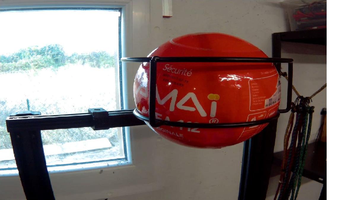 suporte para extintor de impressora 3D
