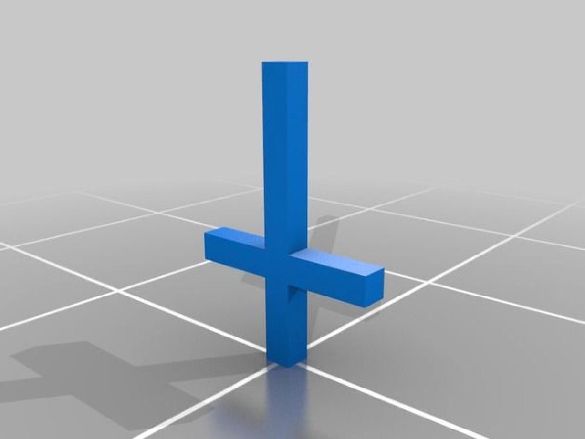 Cruz invertida Prototipo