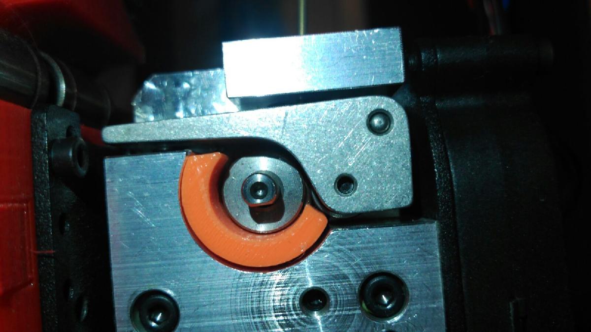 Novo guia de filamento flexivel para extrusora (EVITE OBSTRUCAO)