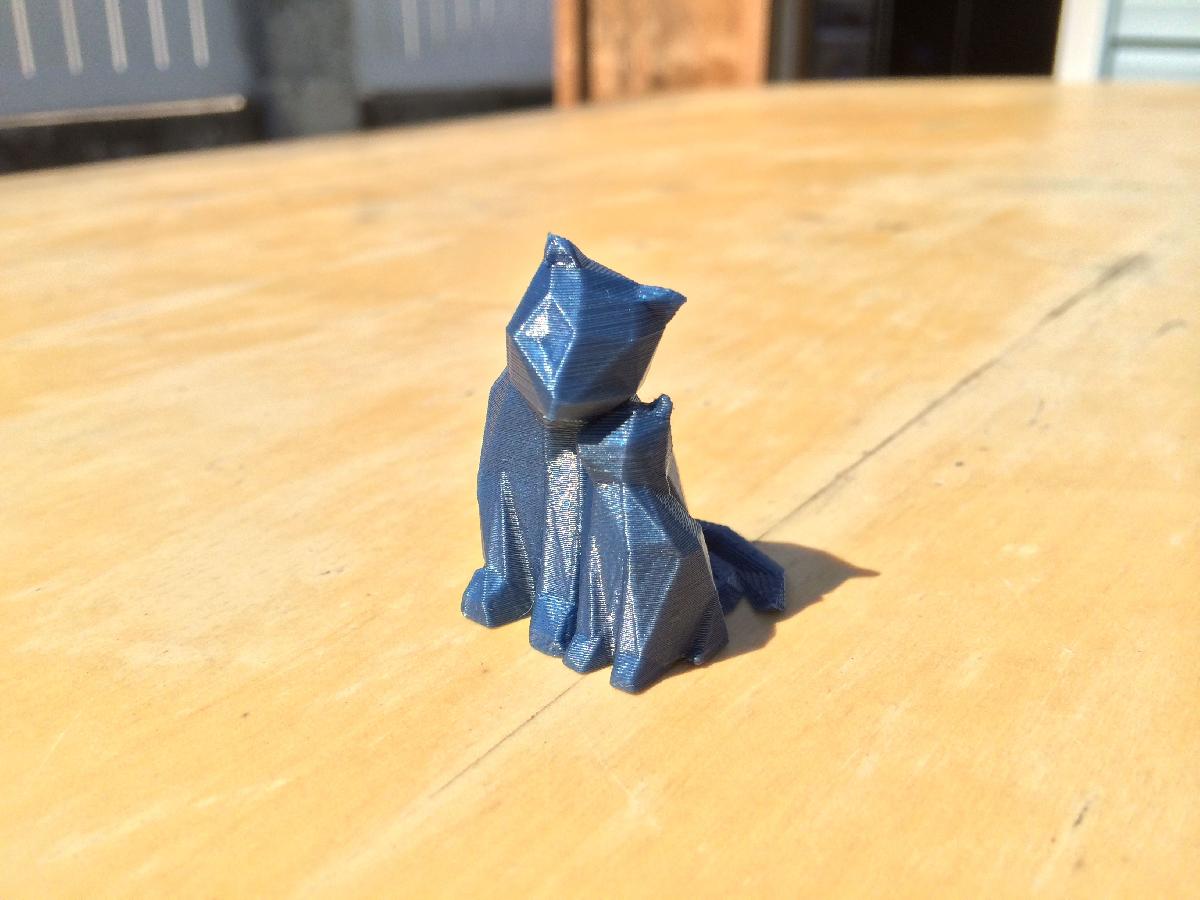Gatos Abracados em Baixa Poly!