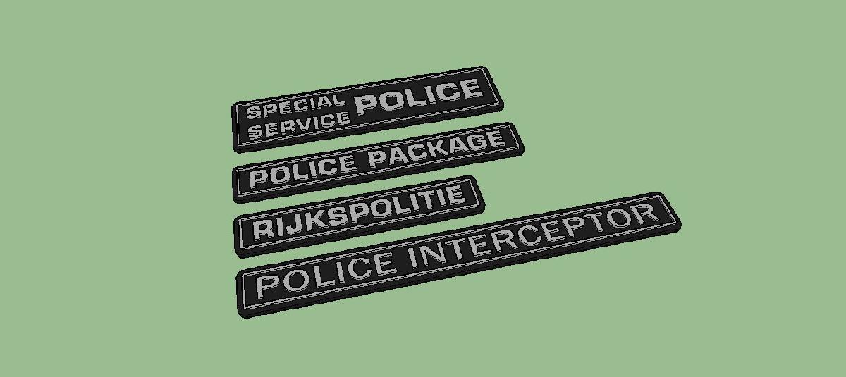 Emblemas de Policia para Veiculo