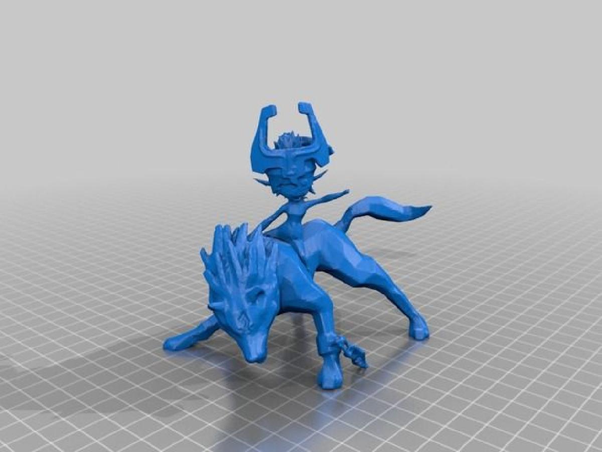 Lobo Link com Midna