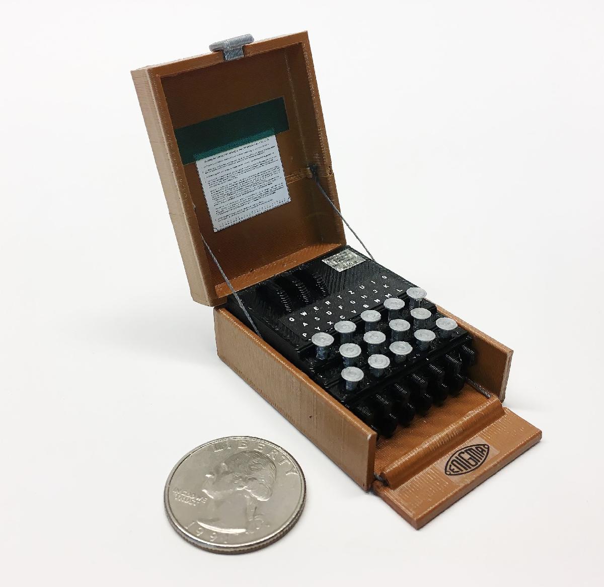 Mini Máquina Enigma / Funkschlüssel C