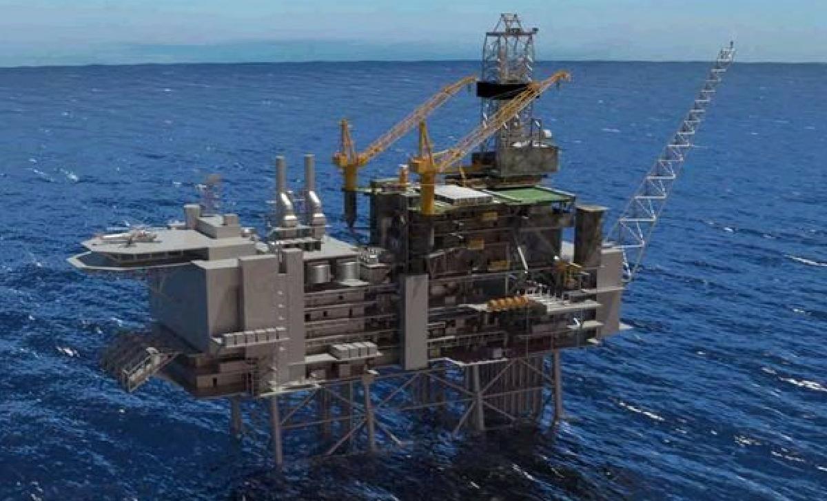 Plataforma de Petroleo Marinha