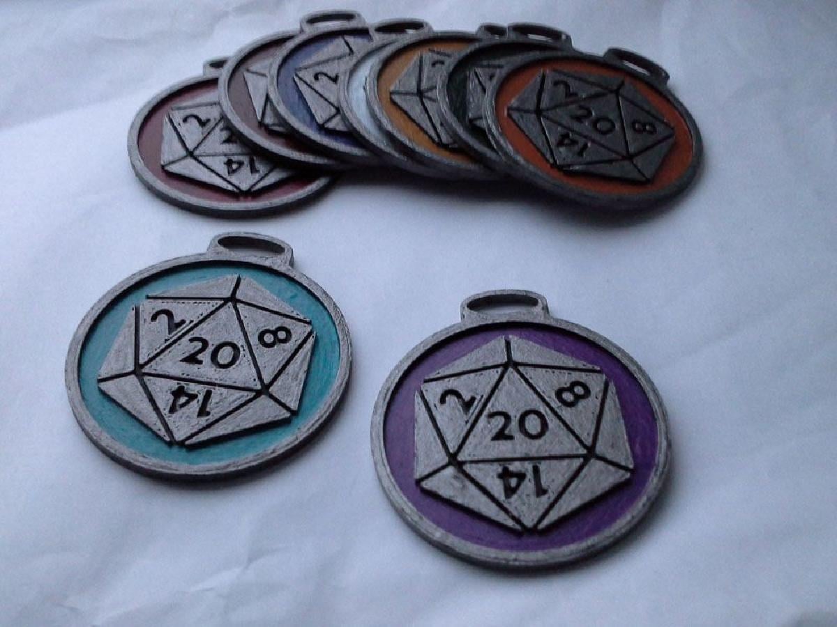 Token de Inspiracao d20 DnD 5e