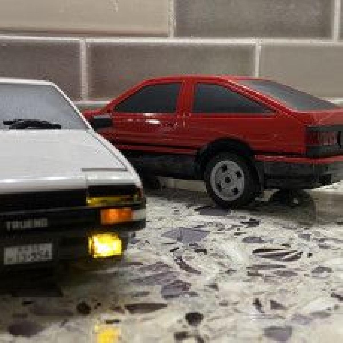 LDR/C Toyota Corolla GTS (AE86) rodas e pneus