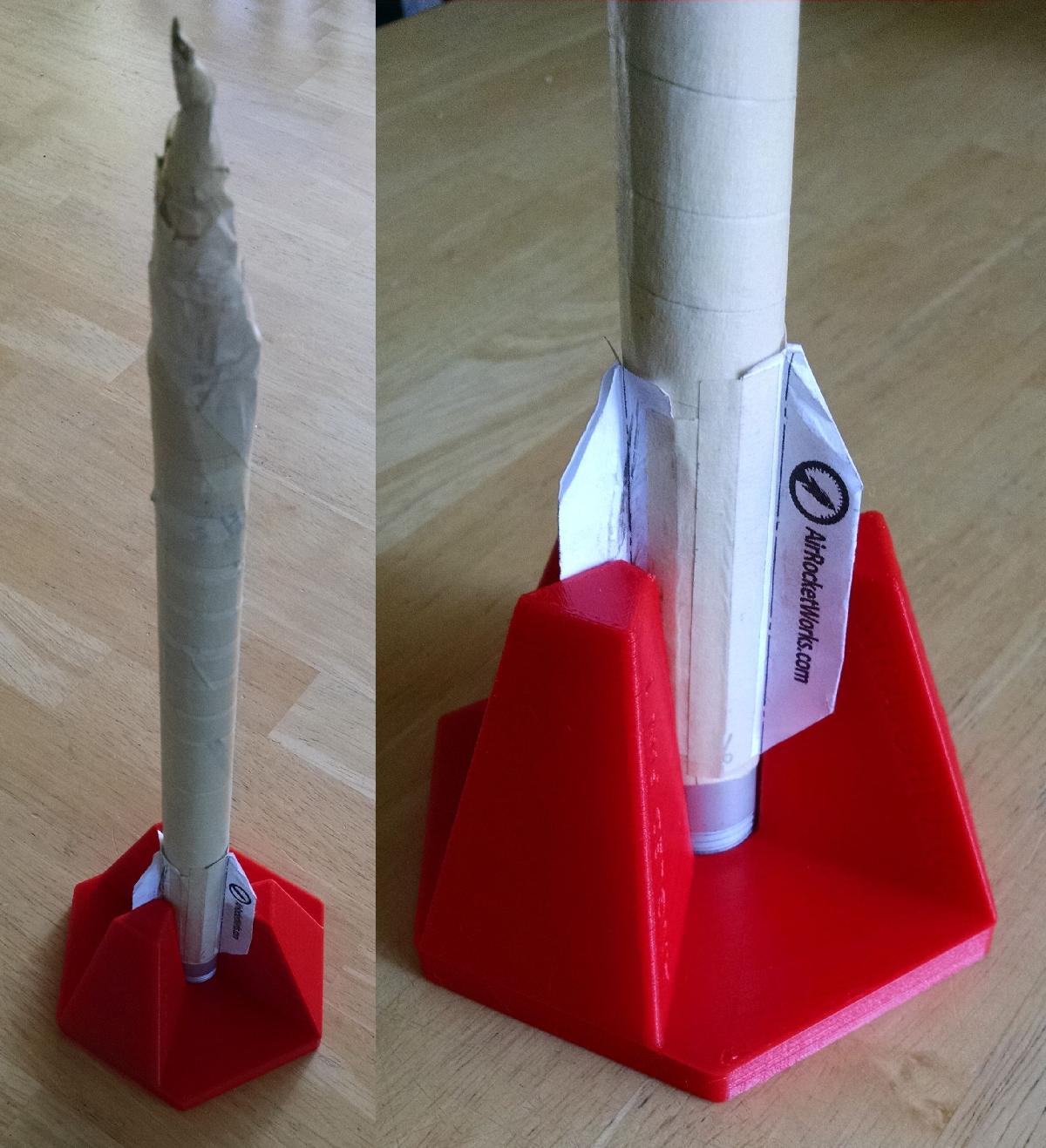 Guia de Asa de Foguete de Papel