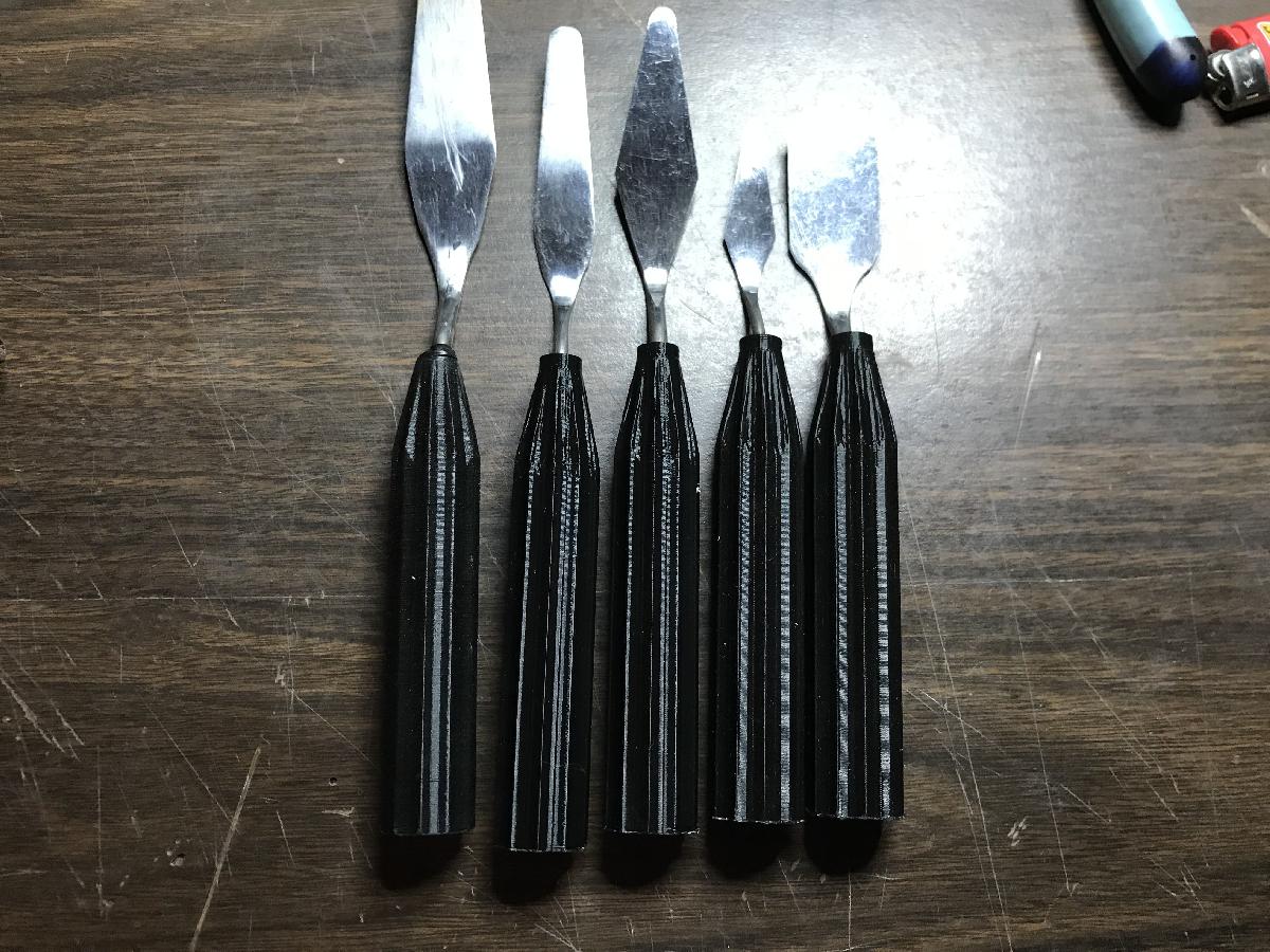 Substituicao da alca da ferramenta de remocao de impressao.
