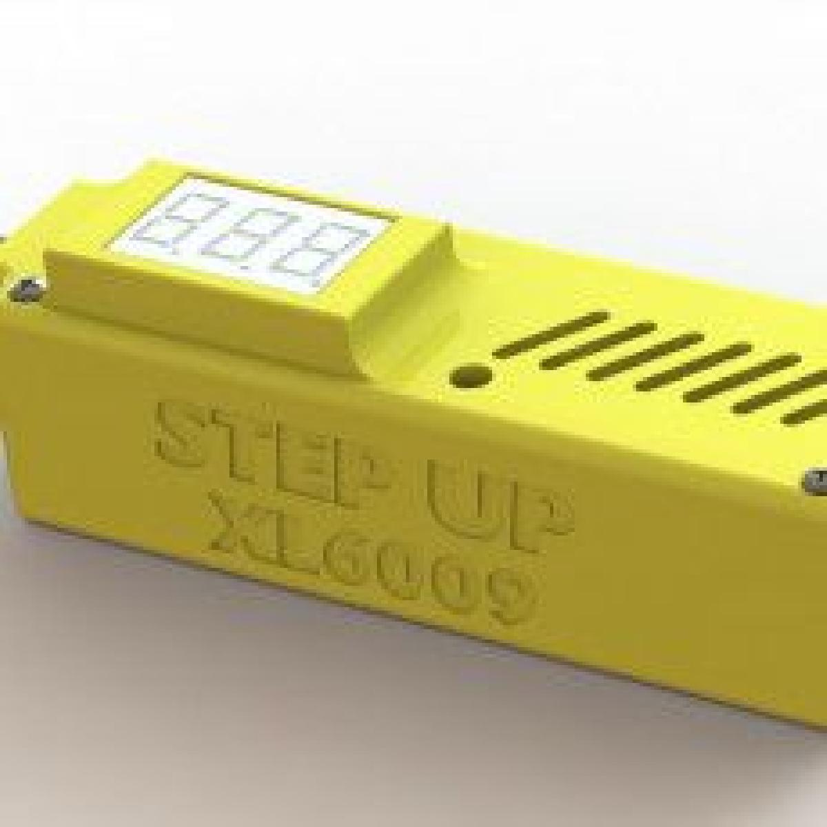 Caso step up XL6009 com voltimetro